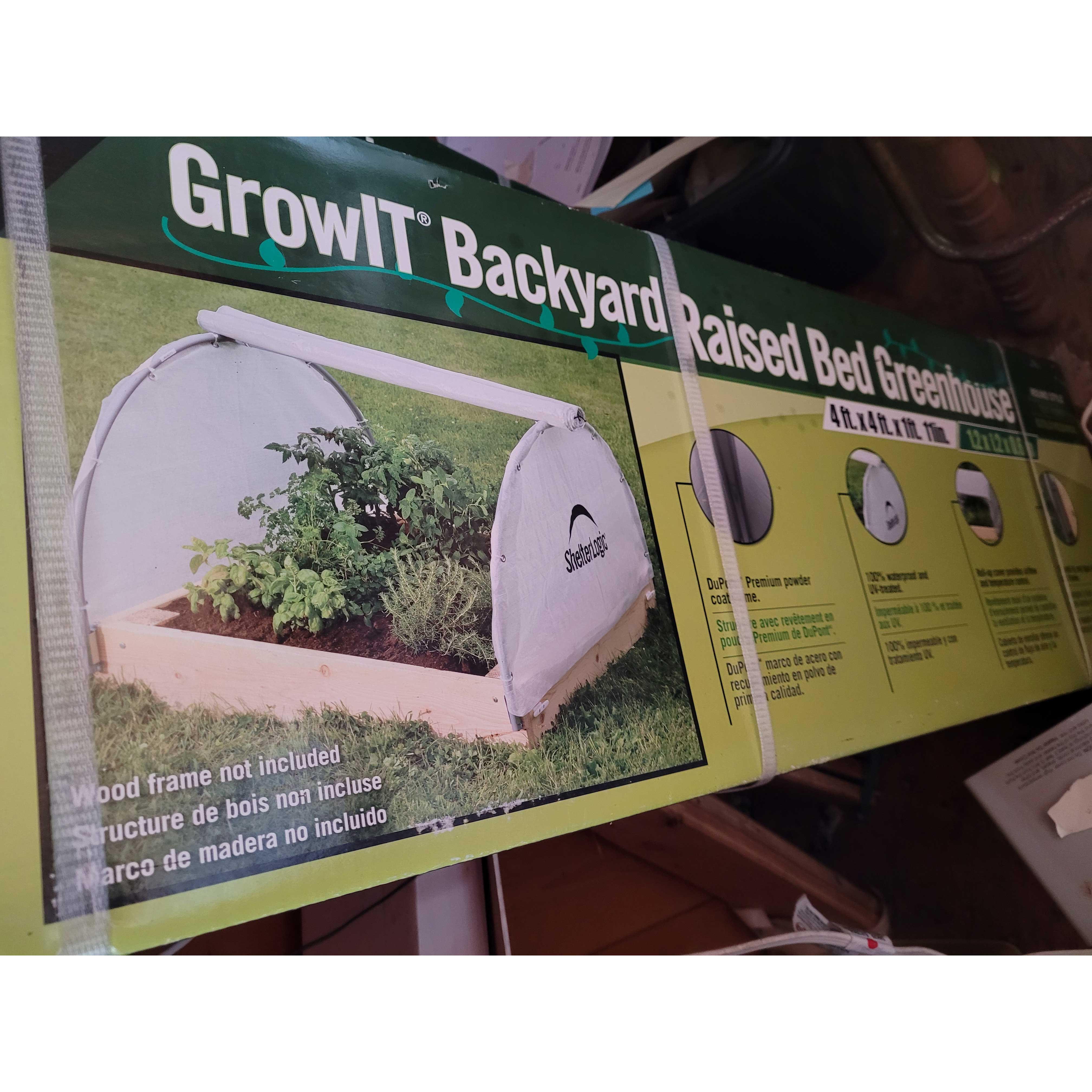 GrowIT Backyard Raised Bed Greenhouse Elmore Roots Nursery