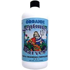 Liquid seaweed and fish fertilizer